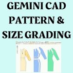 [0731559769734] Gemini Cad Pattern and Size Grading
